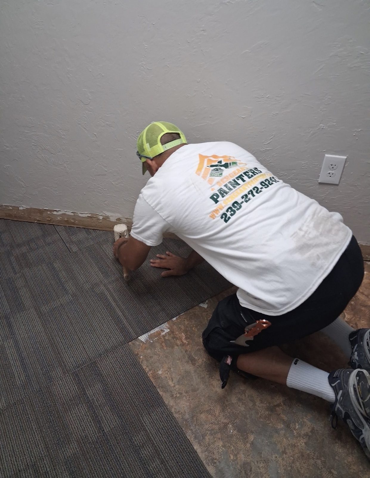 Commercial Carpet Tile Installation