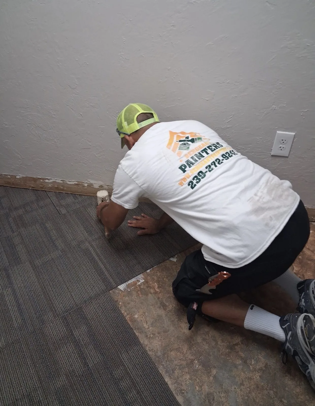 Commercial Carpet Tile Installation