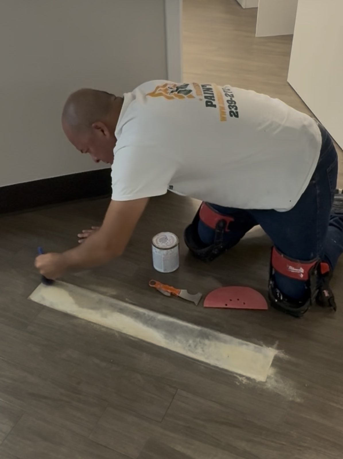 Floor Seam Repair and Refinish
