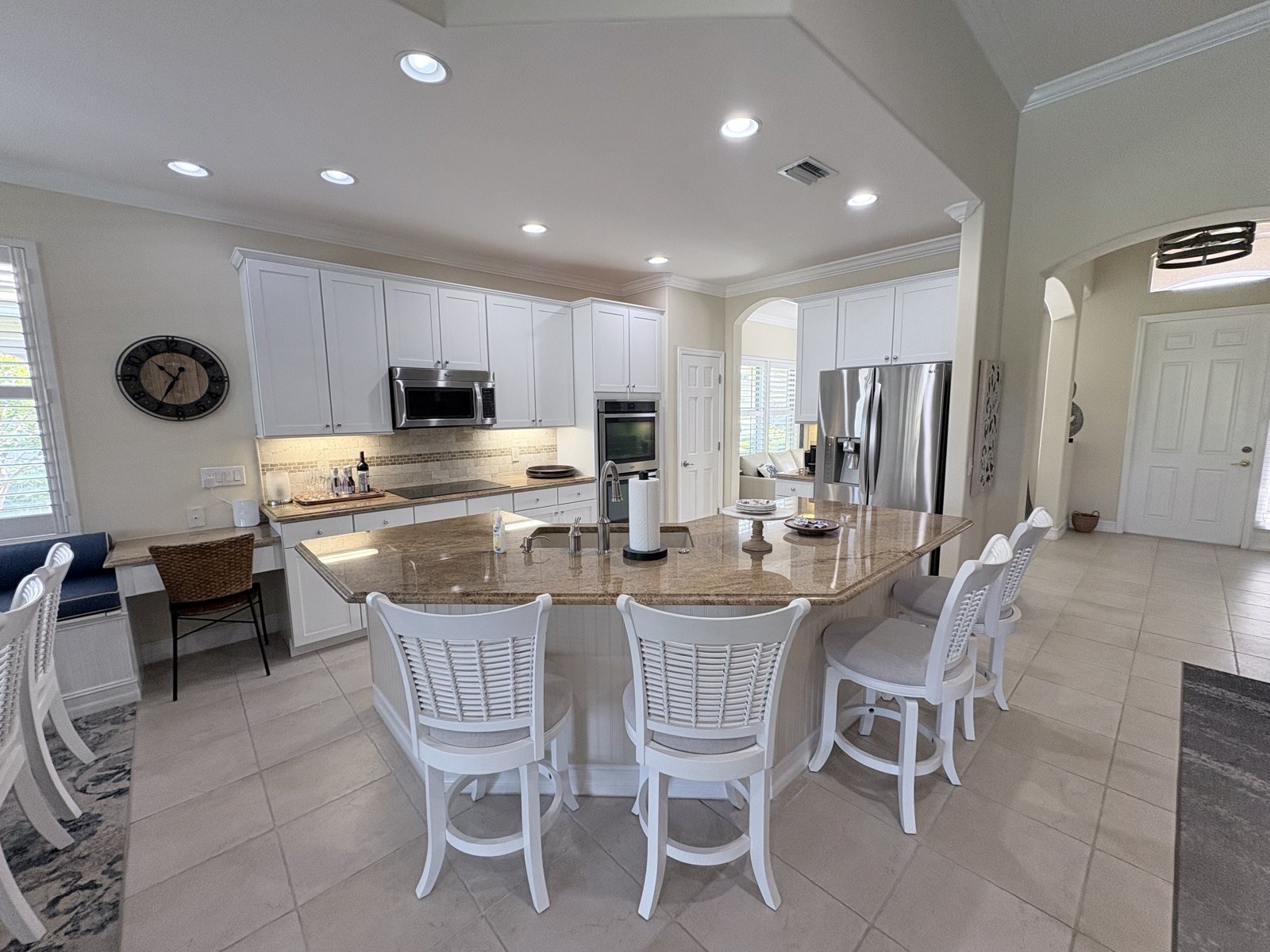Bright White Kitchen