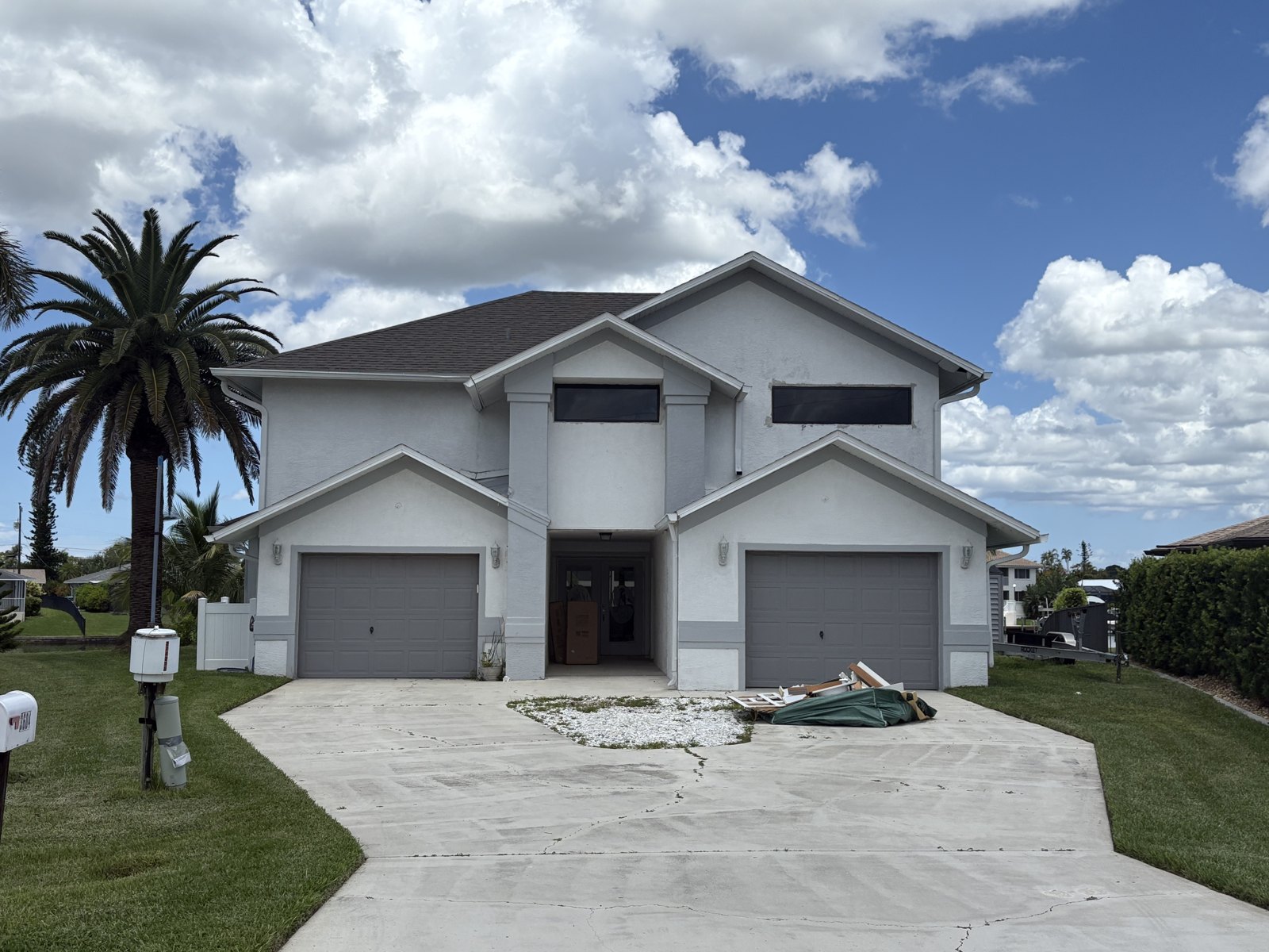 Modern Gray Two-Story