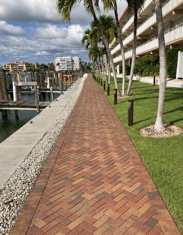 After: Waterfront Paver Sealing